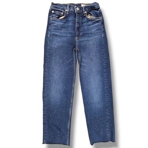 RAG & BONE HARLOW MID RISE STRAIGT JEANS